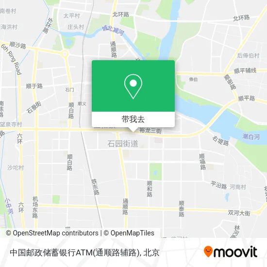 中国邮政储蓄银行ATM(通顺路辅路)地图