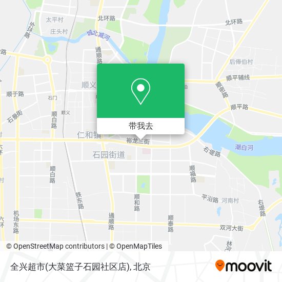 全兴超市(大菜篮子石园社区店)地图