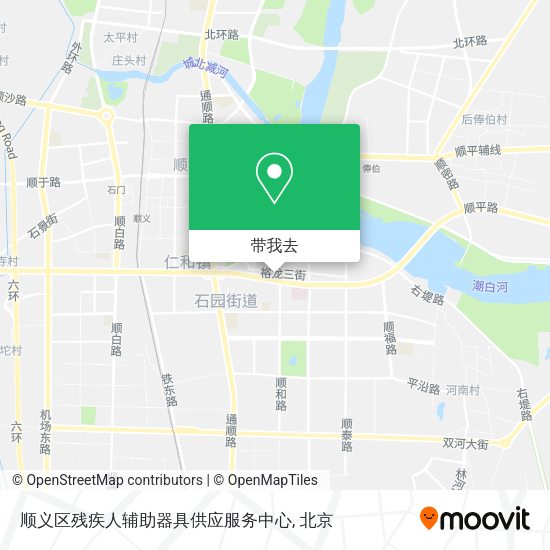顺义区残疾人辅助器具供应服务中心地图
