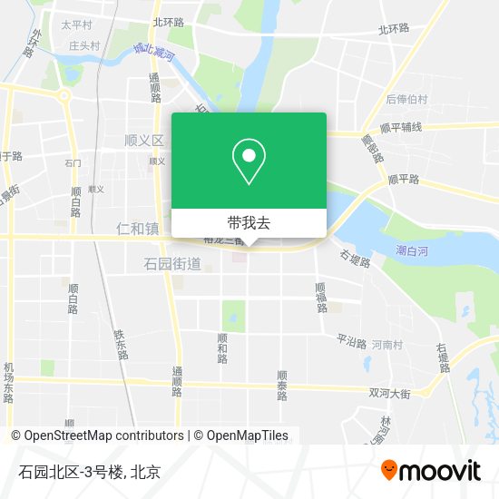 石园北区-3号楼地图