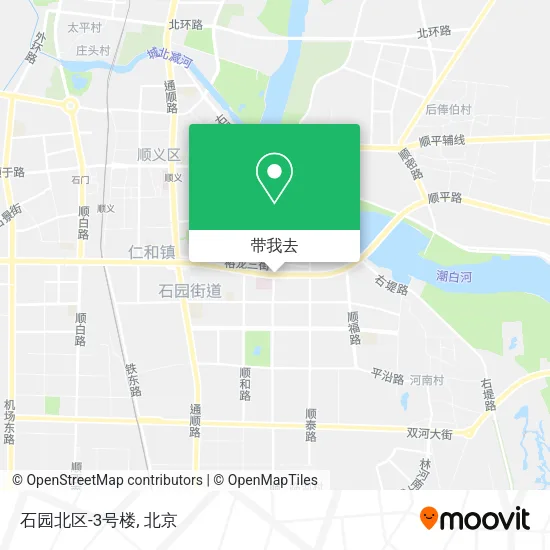 石园北区-3号楼地图