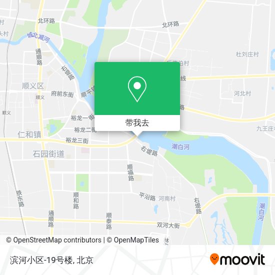 滨河小区-19号楼地图