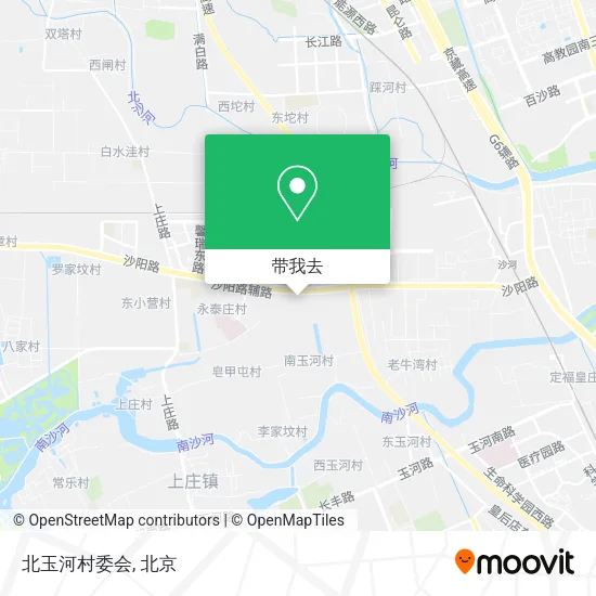 北玉河村委会地图