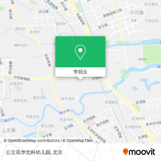 公立巩华北科幼儿园地图