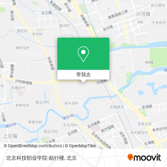 北京科技职业学院-励行楼地图