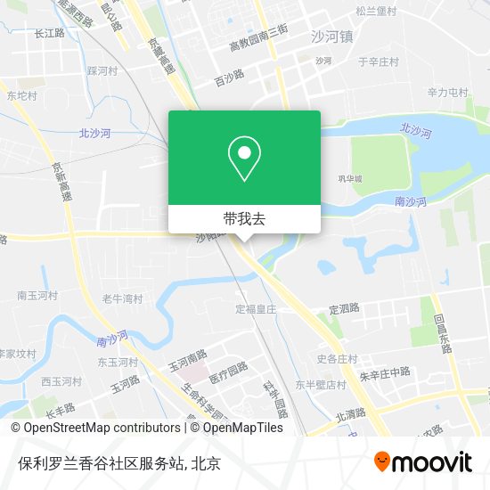 保利罗兰香谷社区服务站地图