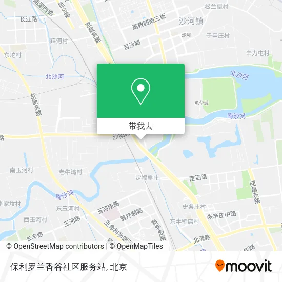 保利罗兰香谷社区服务站地图