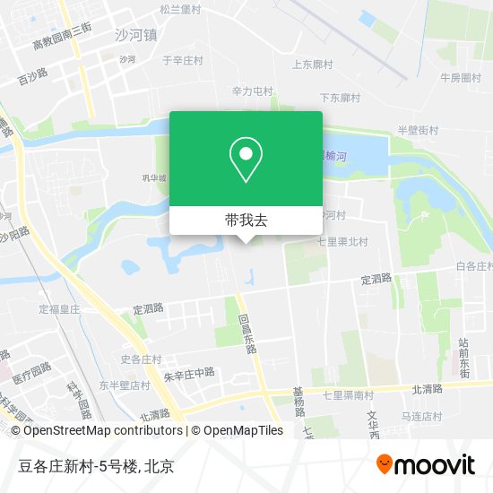 豆各庄新村-5号楼地图