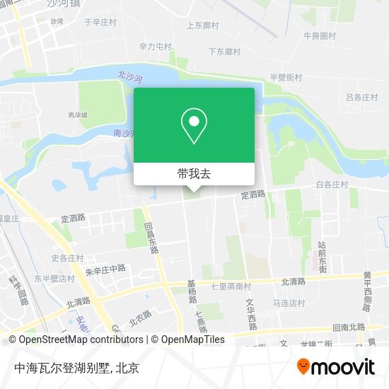 中海瓦尔登湖别墅地图