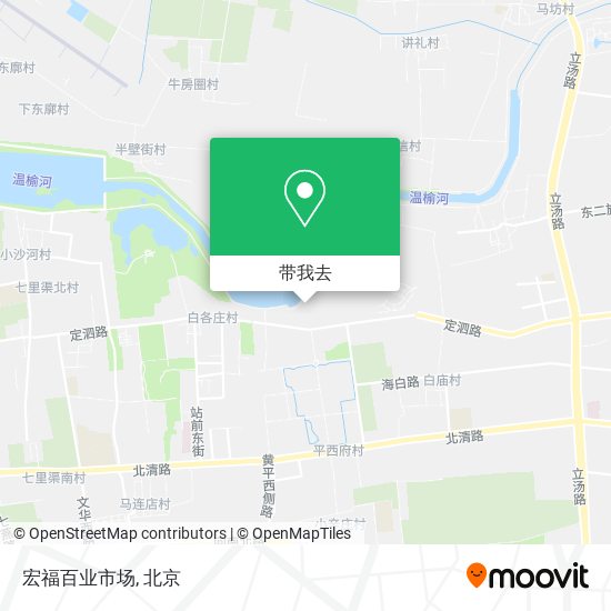 宏福百业市场地图