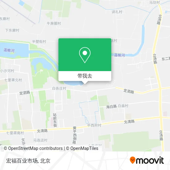 宏福百业市场地图