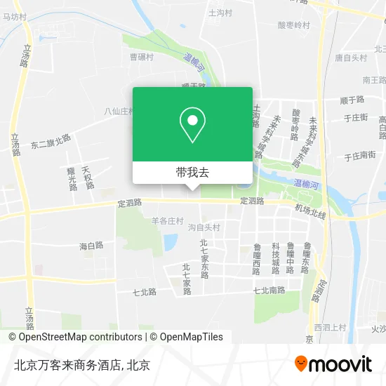 北京万客来商务酒店地图