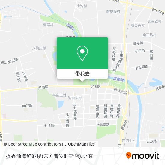 提香源海鲜酒楼(东方普罗旺斯店)地图