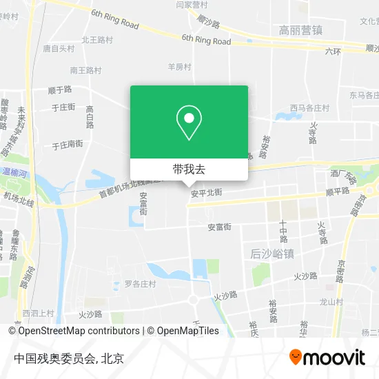 中国残奥委员会地图