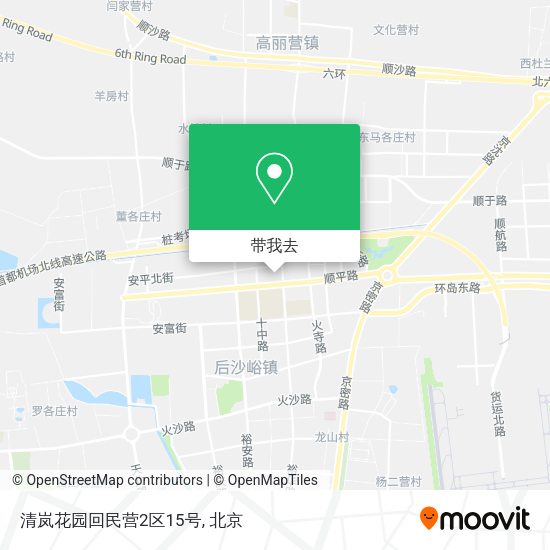 清岚花园回民营2区15号地图