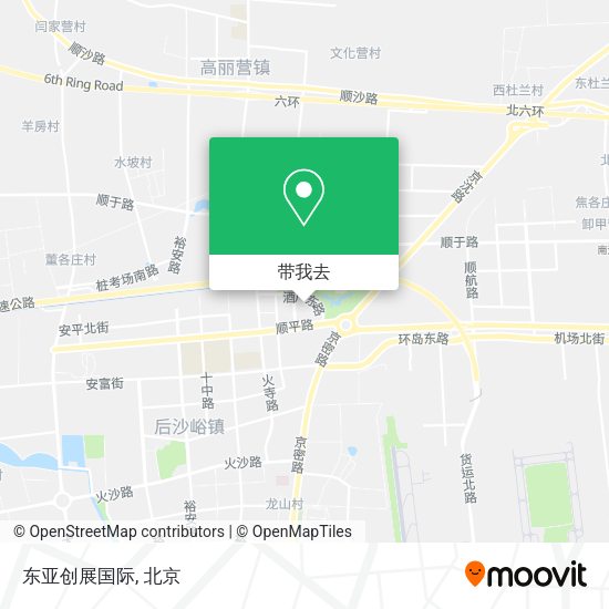 东亚创展国际地图
