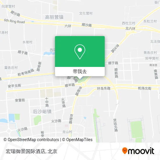 宏瑞御景国际酒店地图