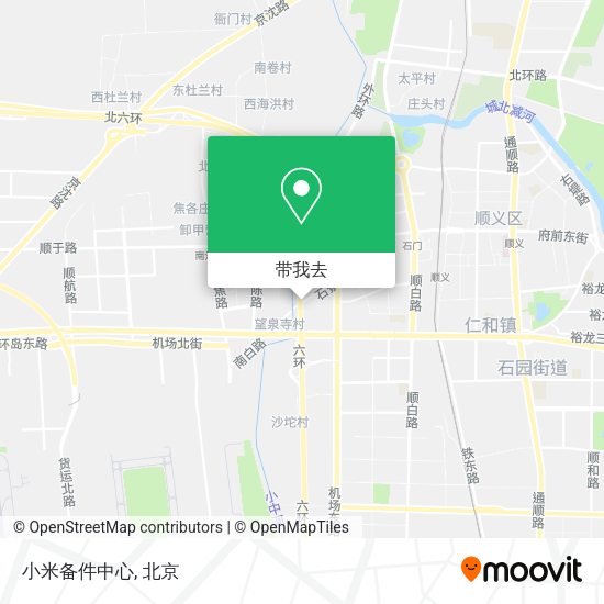 小米备件中心地图