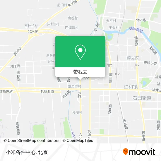 小米备件中心地图
