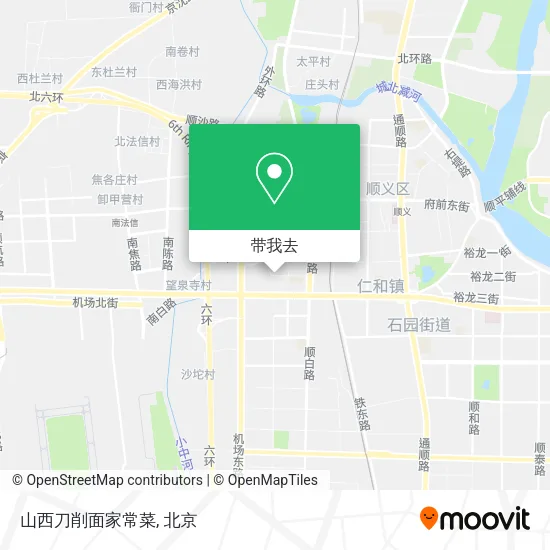 山西刀削面家常菜地图