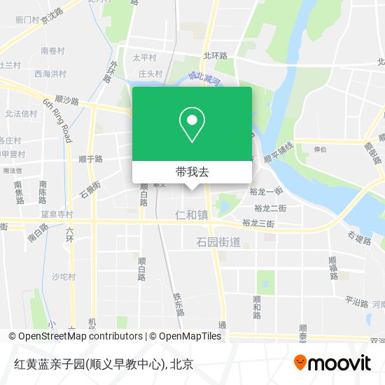 红黄蓝亲子园(顺义早教中心)地图