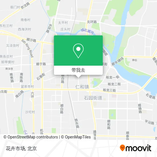花卉市场地图