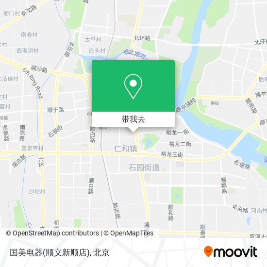 国美电器(顺义新顺店)地图