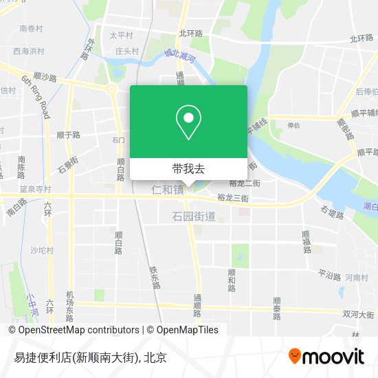 易捷便利店(新顺南大街)地图