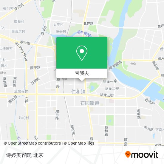 诗婷美容院地图