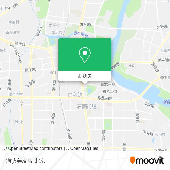 海滨美发店地图