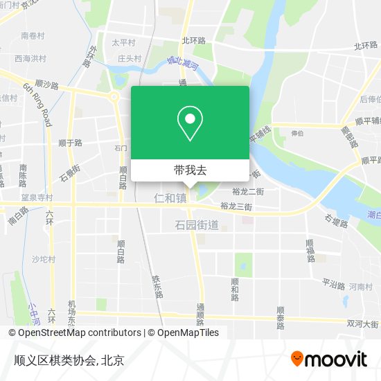 顺义区棋类协会地图