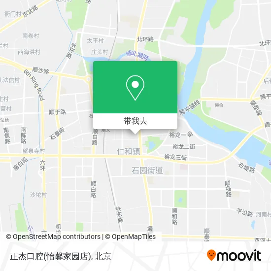 正杰口腔(怡馨家园店)地图