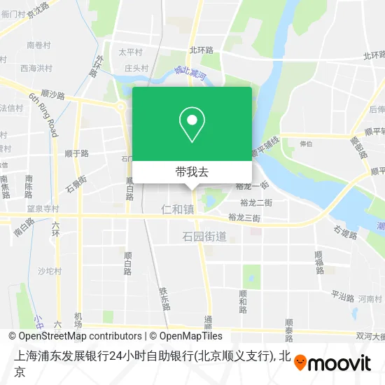 上海浦东发展银行24小时自助银行(北京顺义支行)地图
