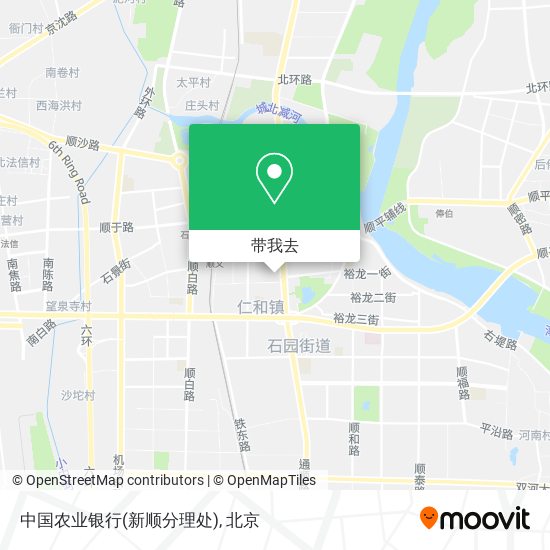中国农业银行(新顺分理处)地图