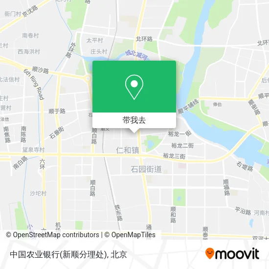 中国农业银行(新顺分理处)地图