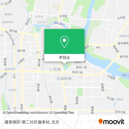 建新南区-第二社区服务站地图