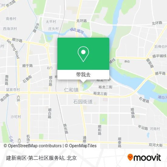 建新南区-第二社区服务站地图