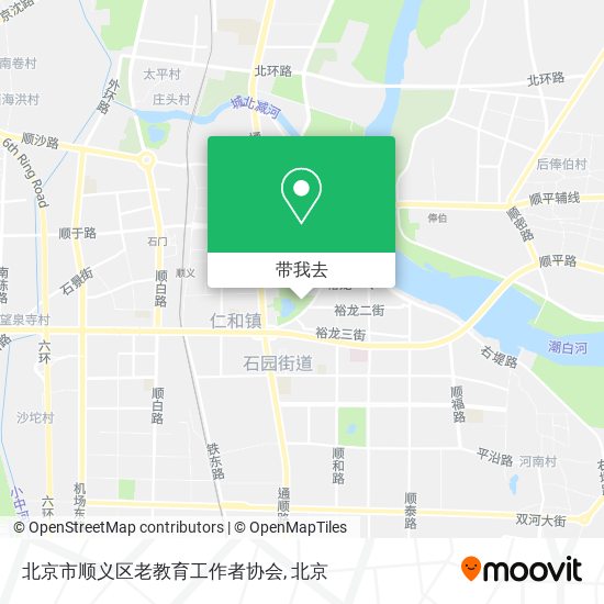 北京市顺义区老教育工作者协会地图