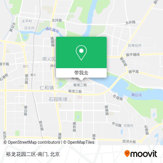 裕龙花园二区-南门地图