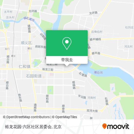 裕龙花园-六区社区居委会地图