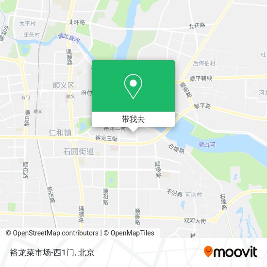 裕龙菜市场-西1门地图