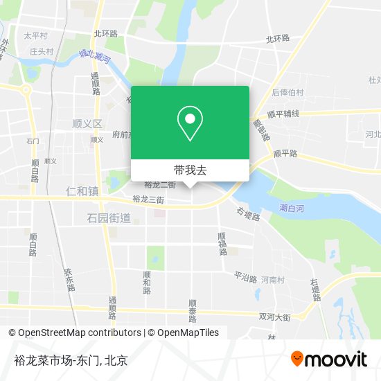 裕龙菜市场-东门地图