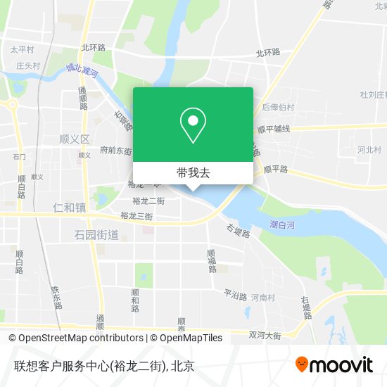 联想客户服务中心(裕龙二街)地图