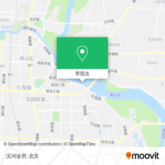 滨河诊所地图