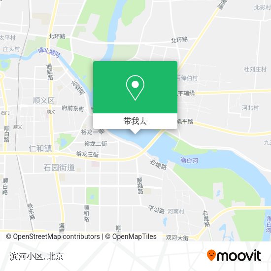 滨河小区地图