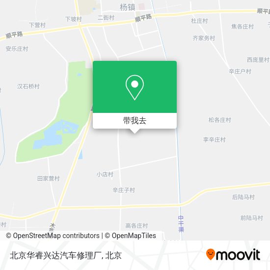 北京华睿兴达汽车修理厂地图