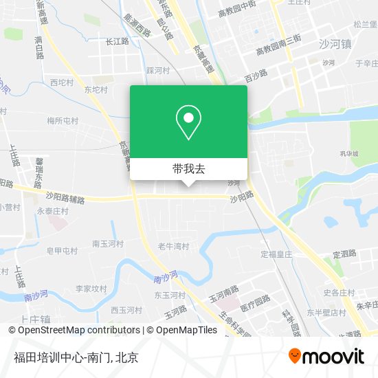福田培训中心-南门地图
