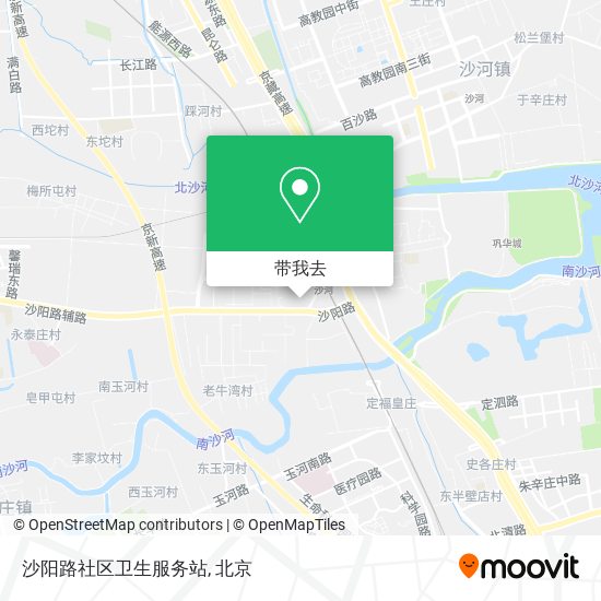 沙阳路社区卫生服务站地图