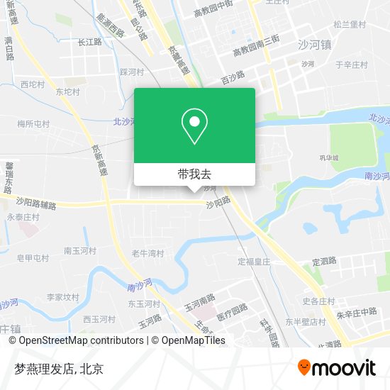 梦燕理发店地图