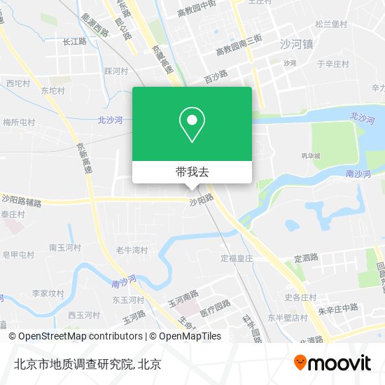 北京市地质调查研究院地图